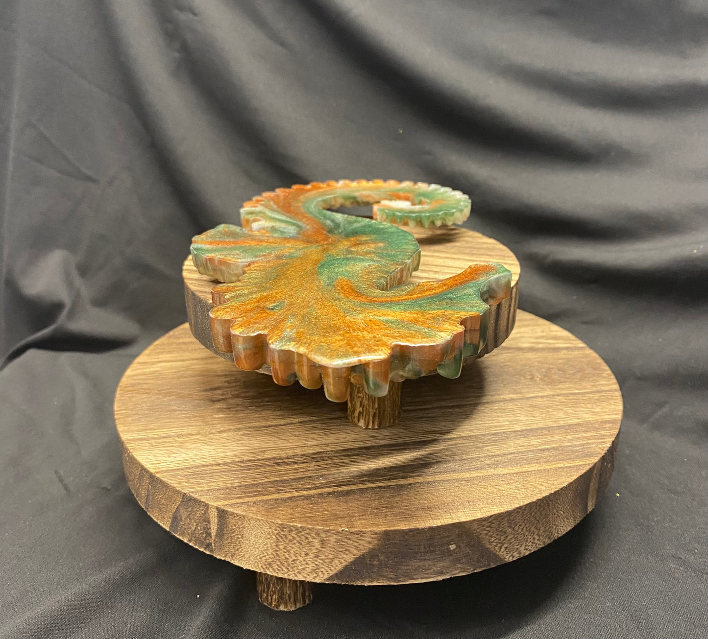 Seahorse Resin Decor Piece