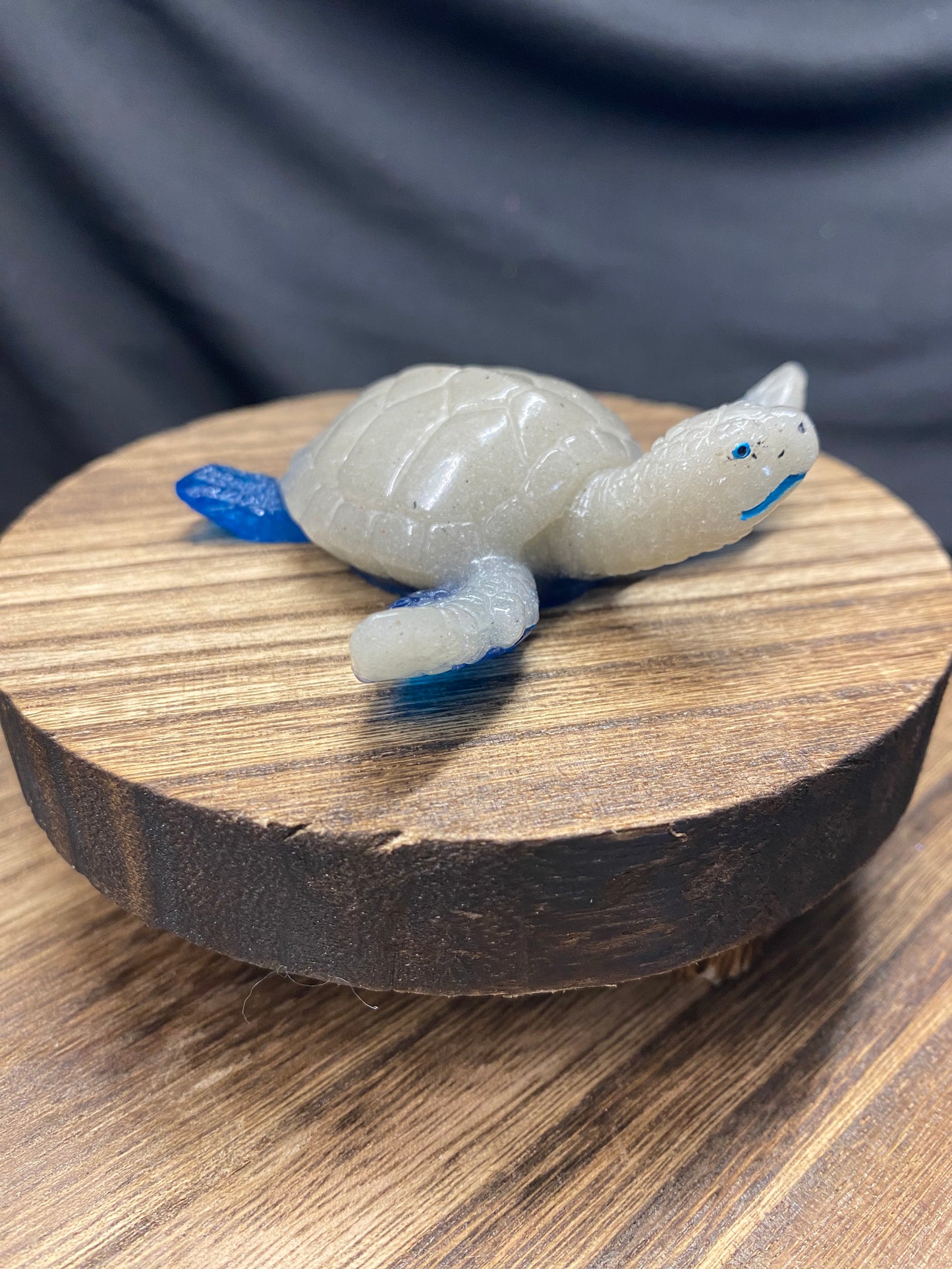 Sandy Sea Turtle Figurine