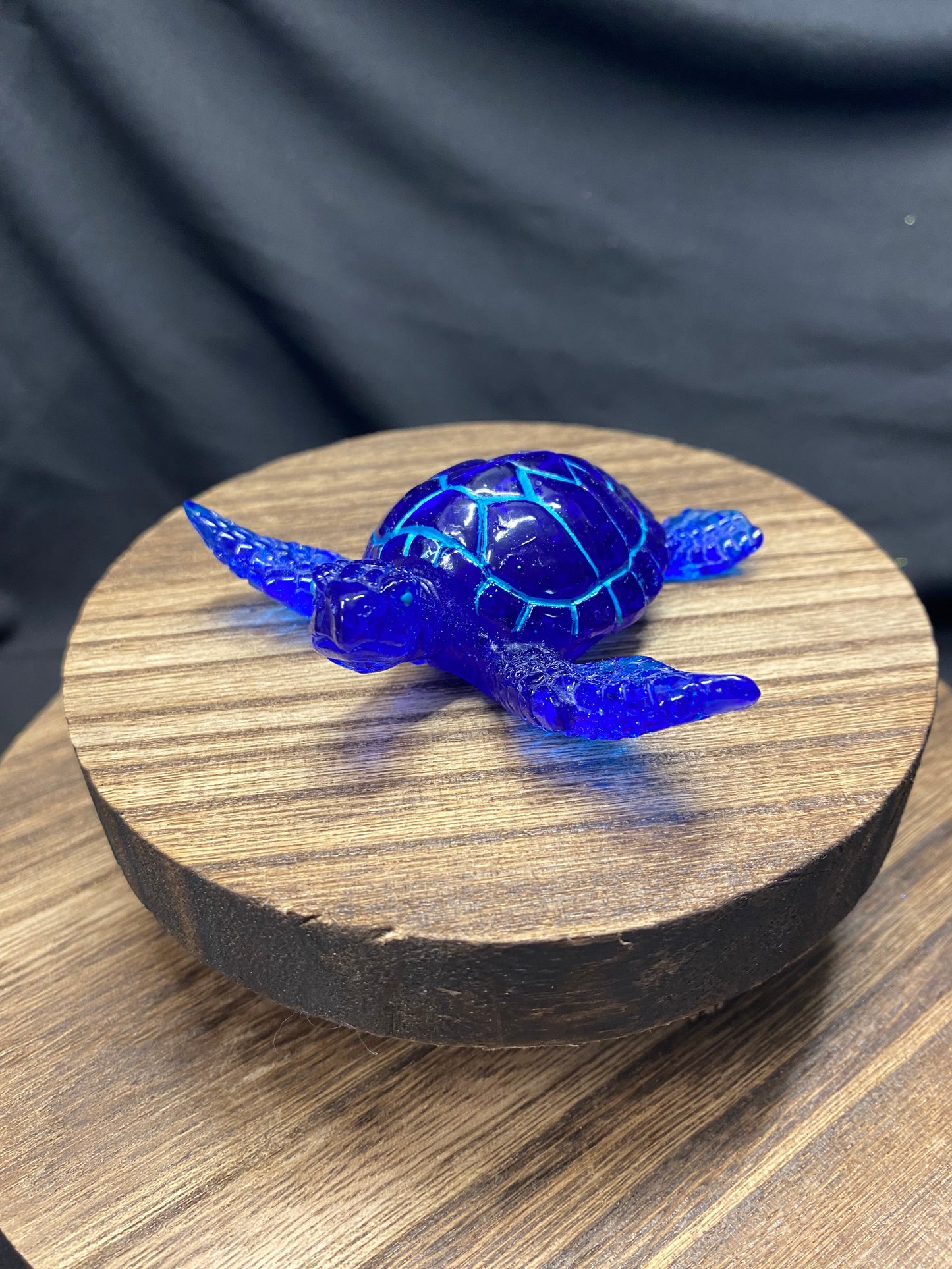 Blue Sea Turtle Figurine