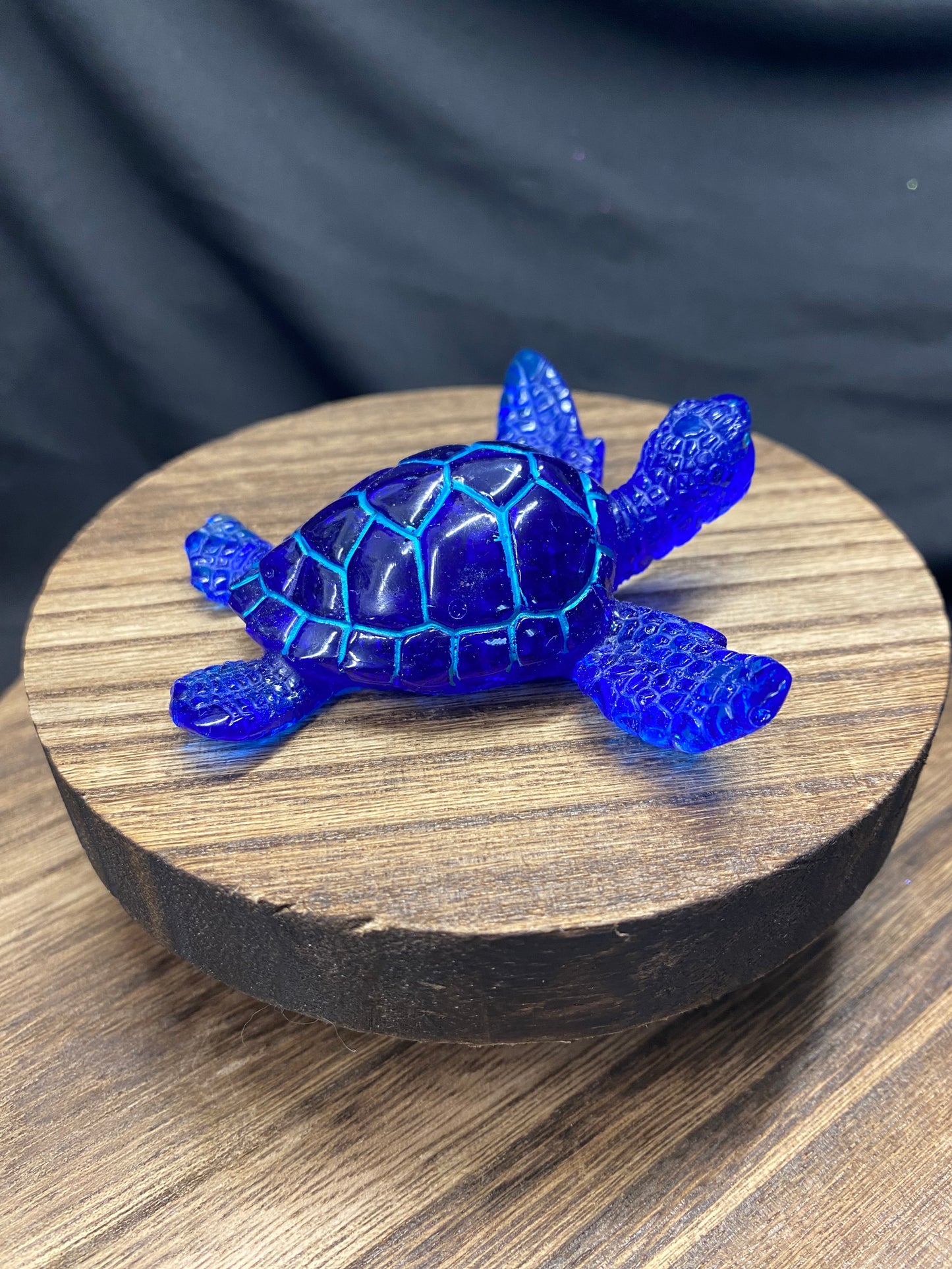 Blue Sea Turtle Figurine