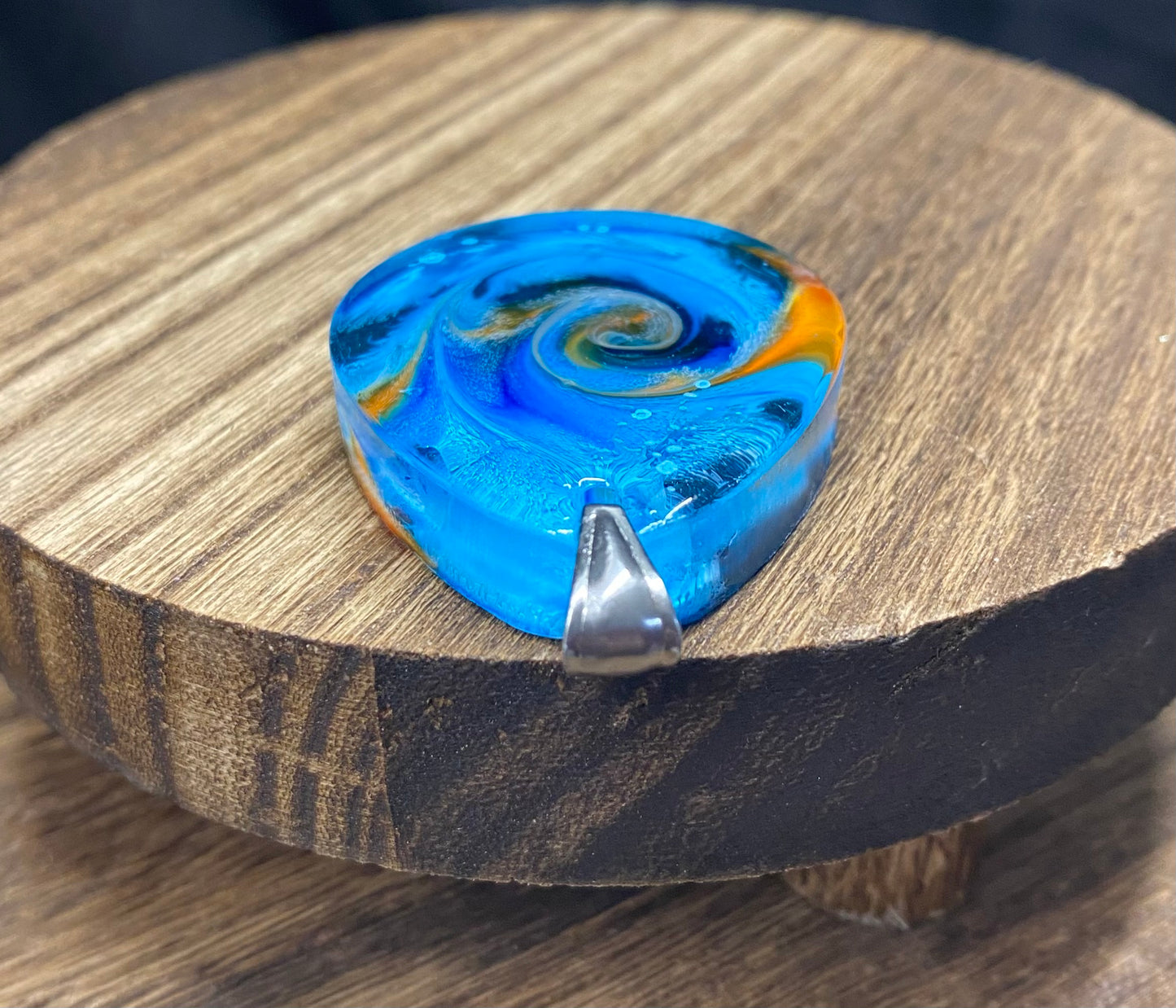 Petri Art Resin Jewelry Pendant