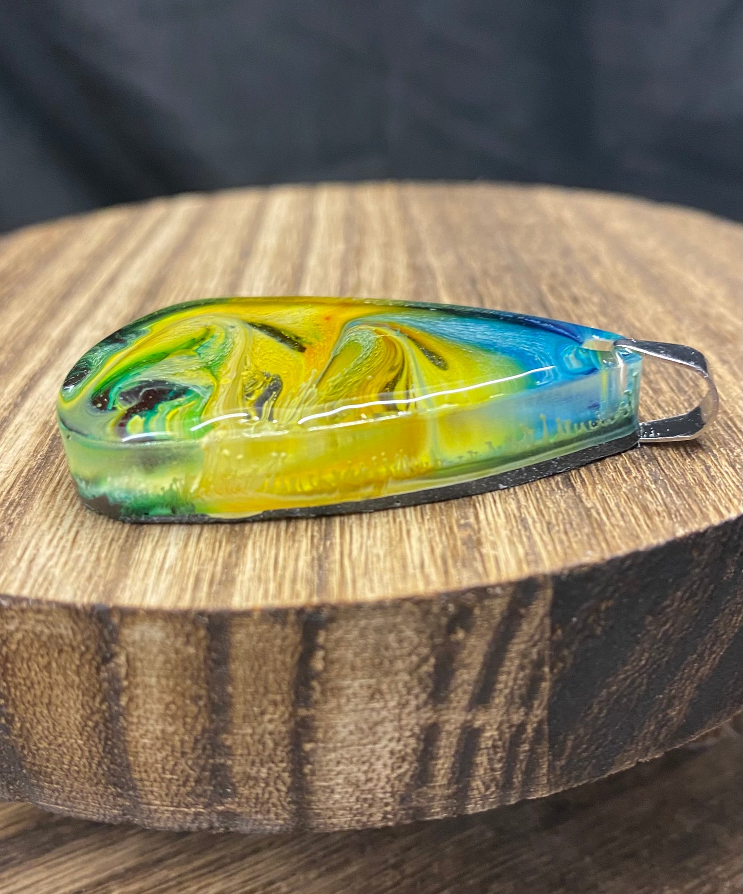 Petri Art Resin Jewelry Pendant