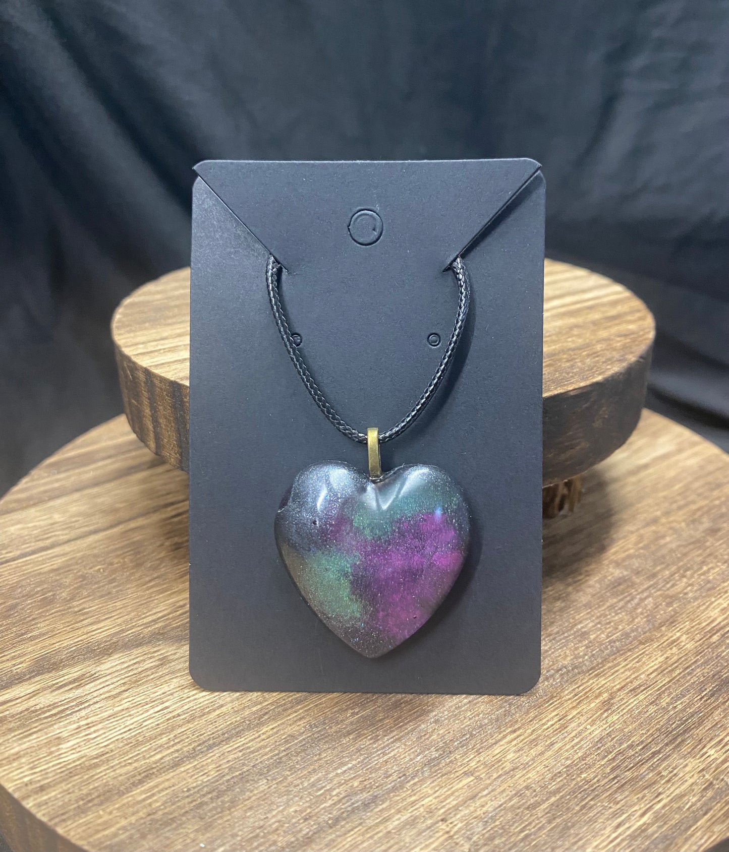 Color Shifting Heart Pendant