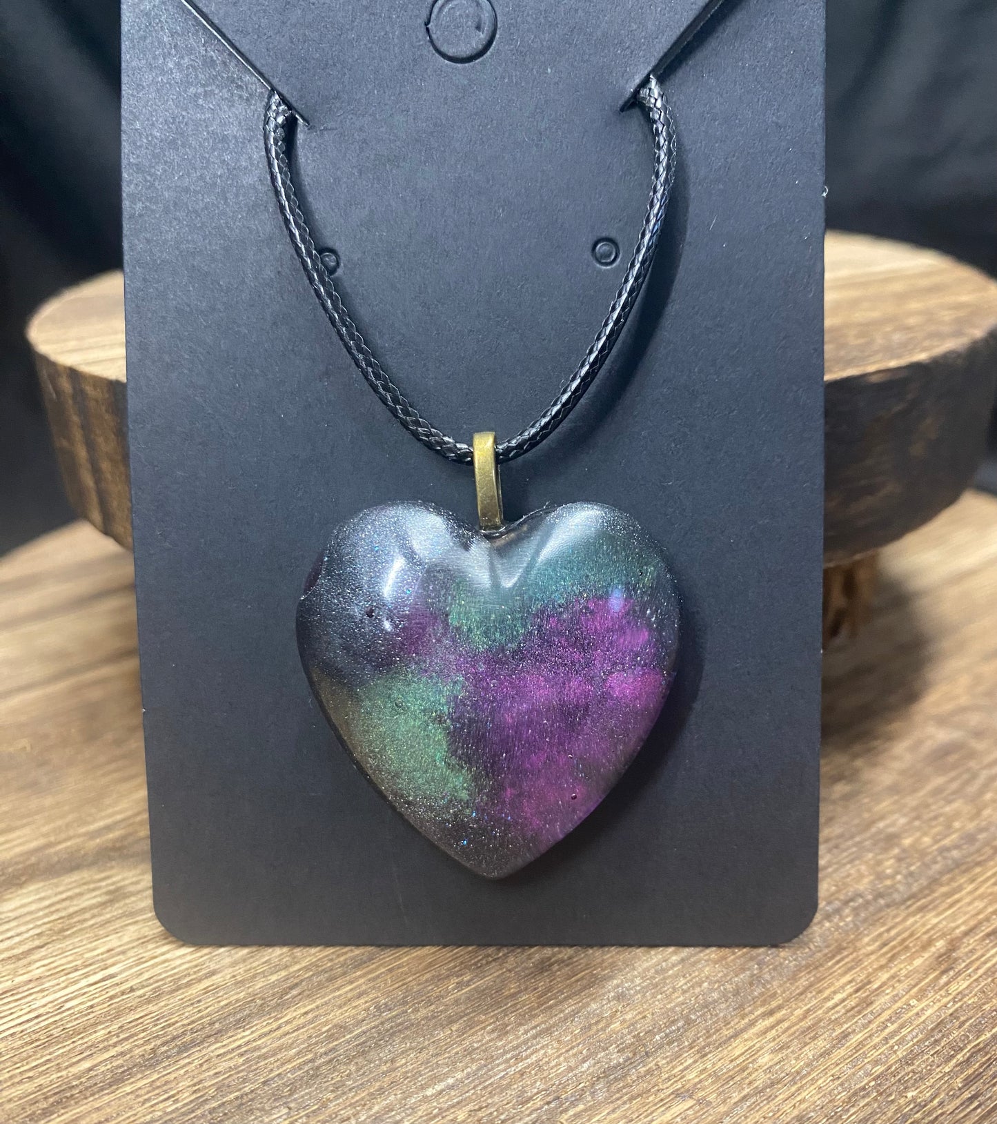 Color Shifting Heart Pendant