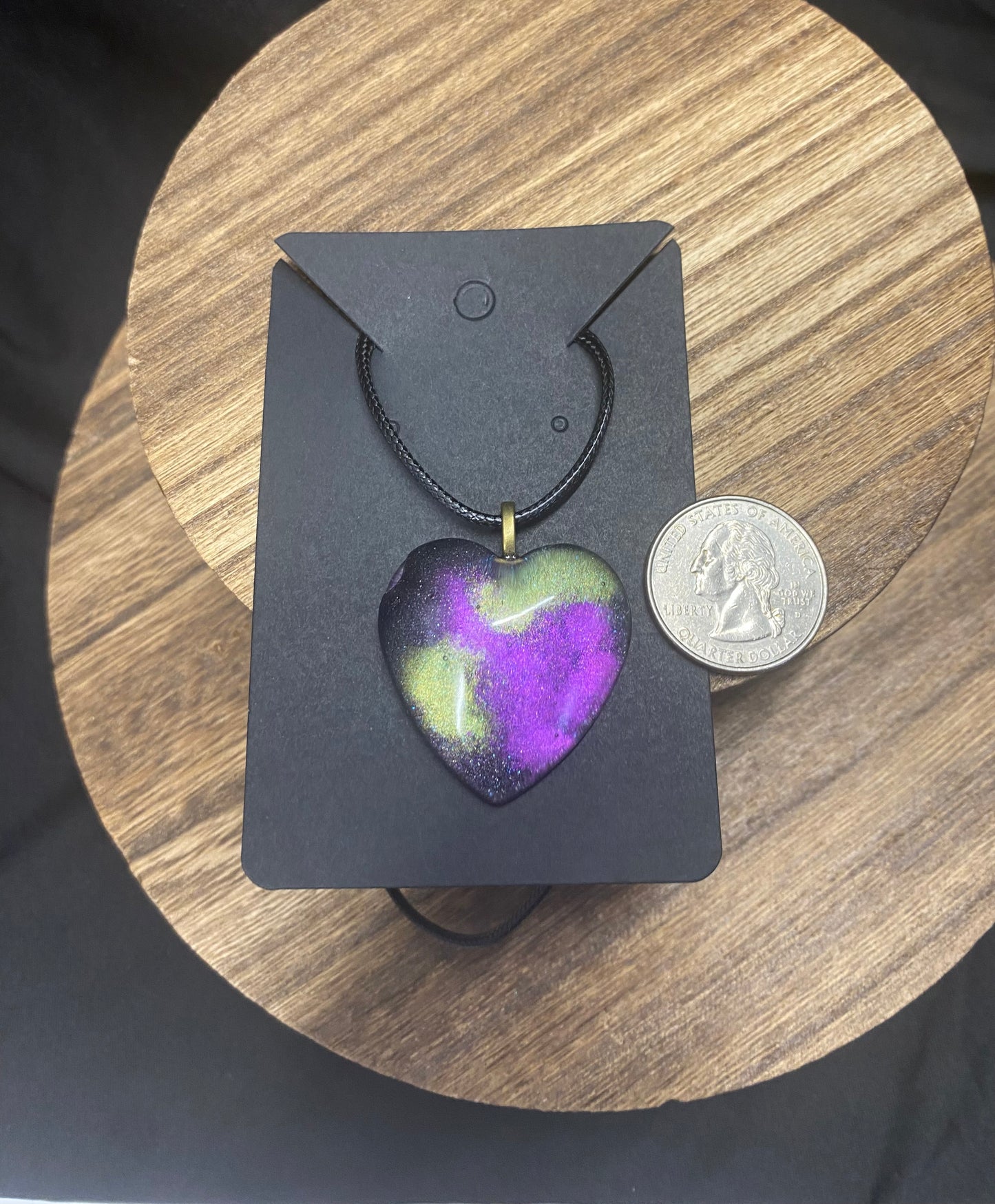 Color Shifting Heart Pendant