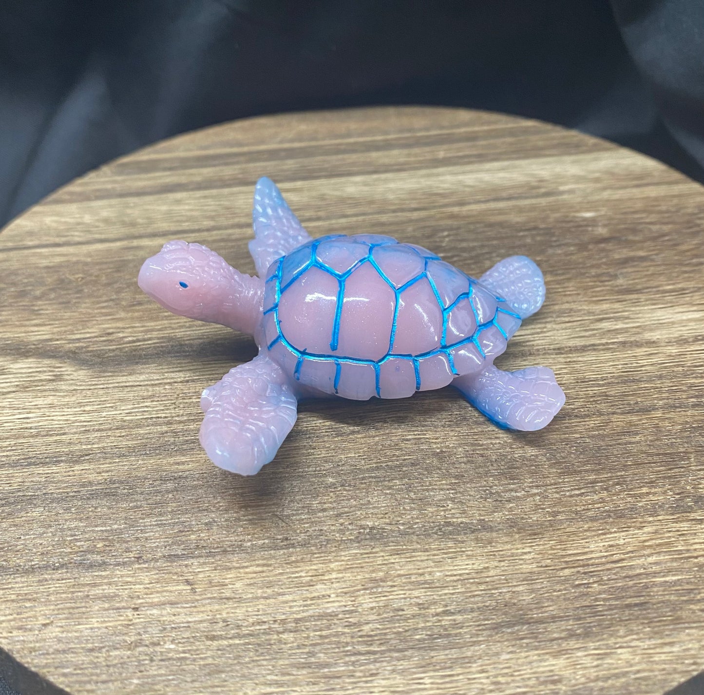 Pink Sea Turtle Figurine