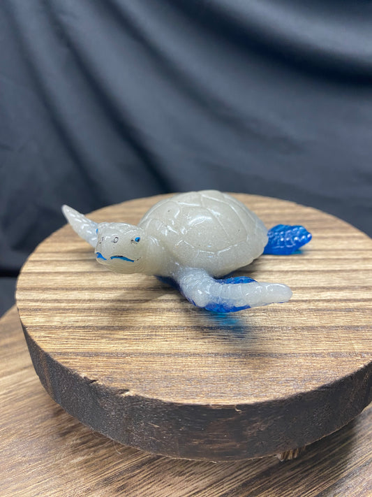 Sandy Sea Turtle Figurine
